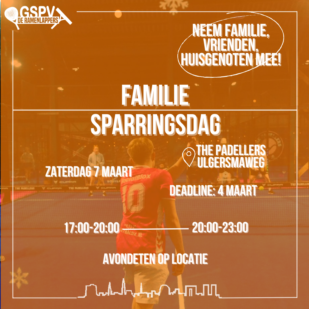 Familie / Vrienden sparringsdag