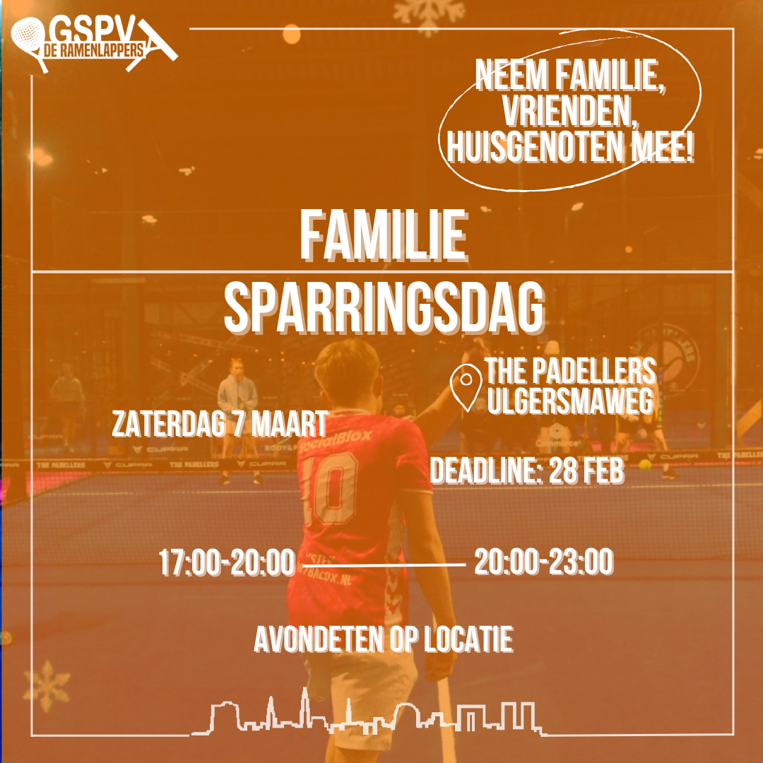 Familie / Vrienden sparringsdag